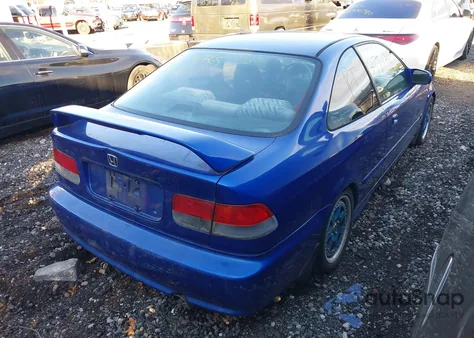 1999 Honda Civic Si from USA, damaged, VIN 1HGEM1156XL062507